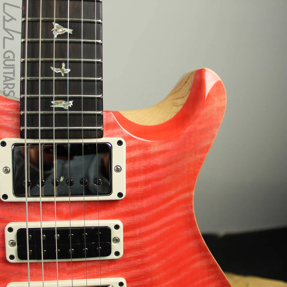 2018 Paul Reed Smith PRS Special 22 Wood Library Bonnie Pink Swamp Ash Body - Image 5