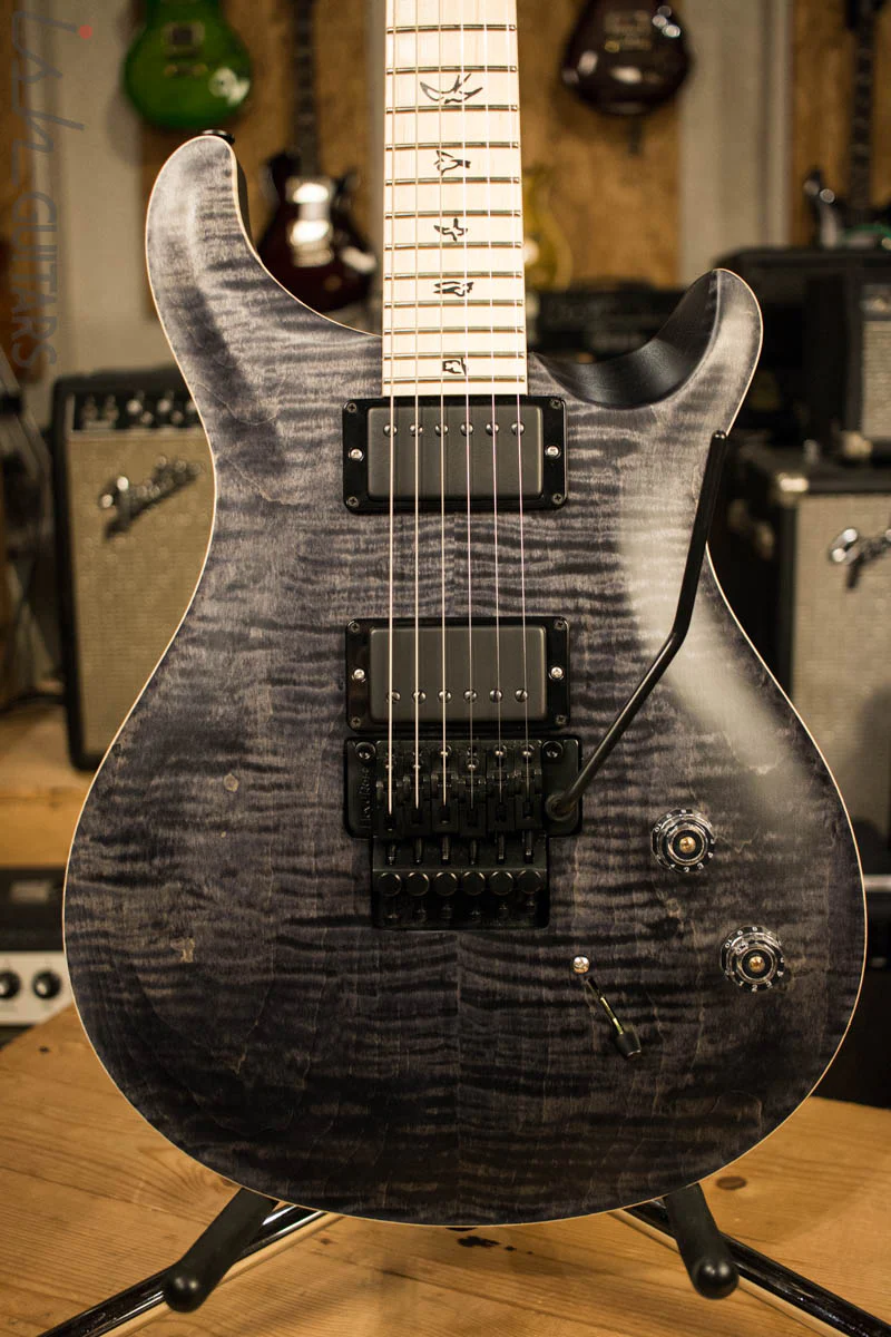 Paul Reed Smith PRS 2018 Dustie Waring "Floyd" CE24 Limited Edition Grey Black Satin B-stock
