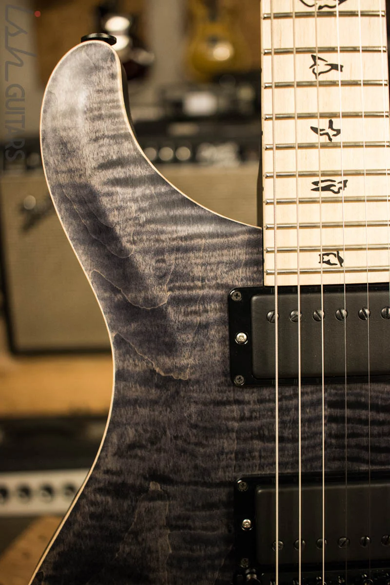 Paul Reed Smith PRS 2018 Dustie Waring "Floyd" CE24 Limited Edition Grey Black Satin B-stock - Image 3