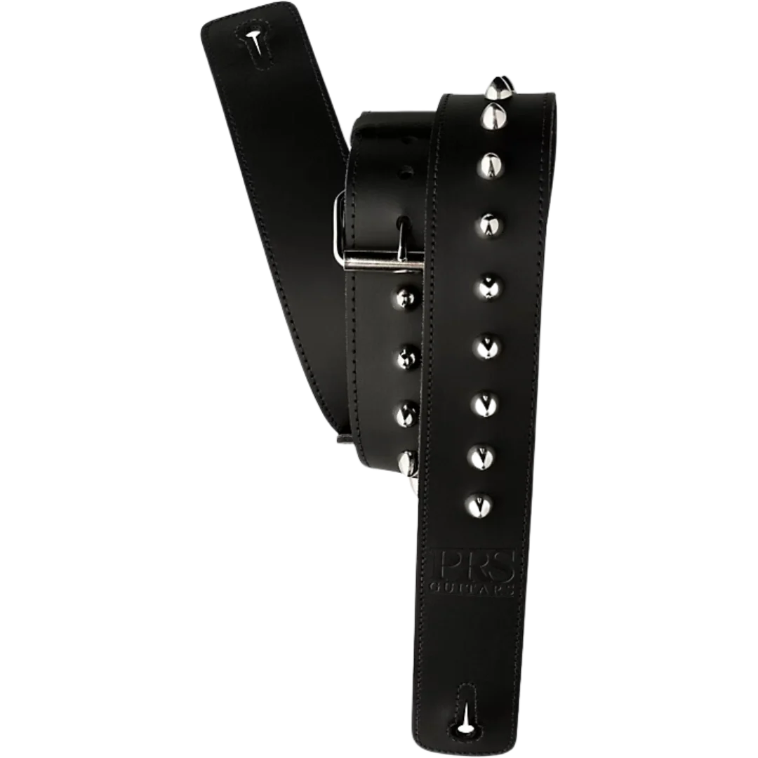 PRS 2" Leather Studded Black Strap