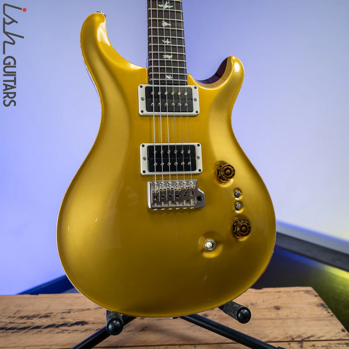 2019 PRS 35th Anniversary Custom 24 Gold Top Cherry Back