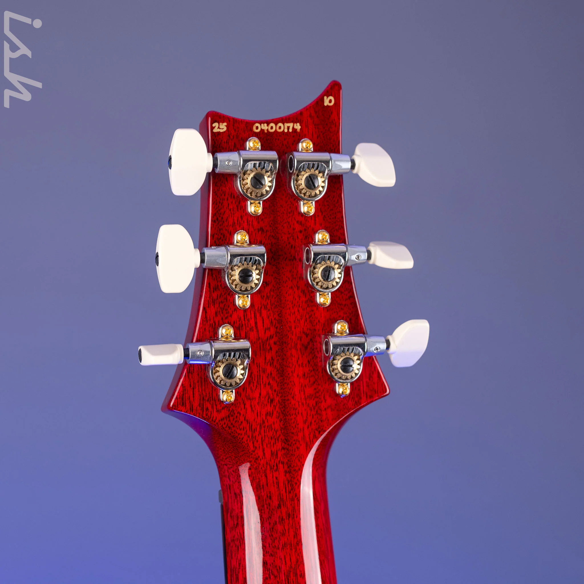 PRS Custom 24-08 Semi-Hollow 40th Anniversary Limited Edition Charcoal Tri-Color Burst - Image 11