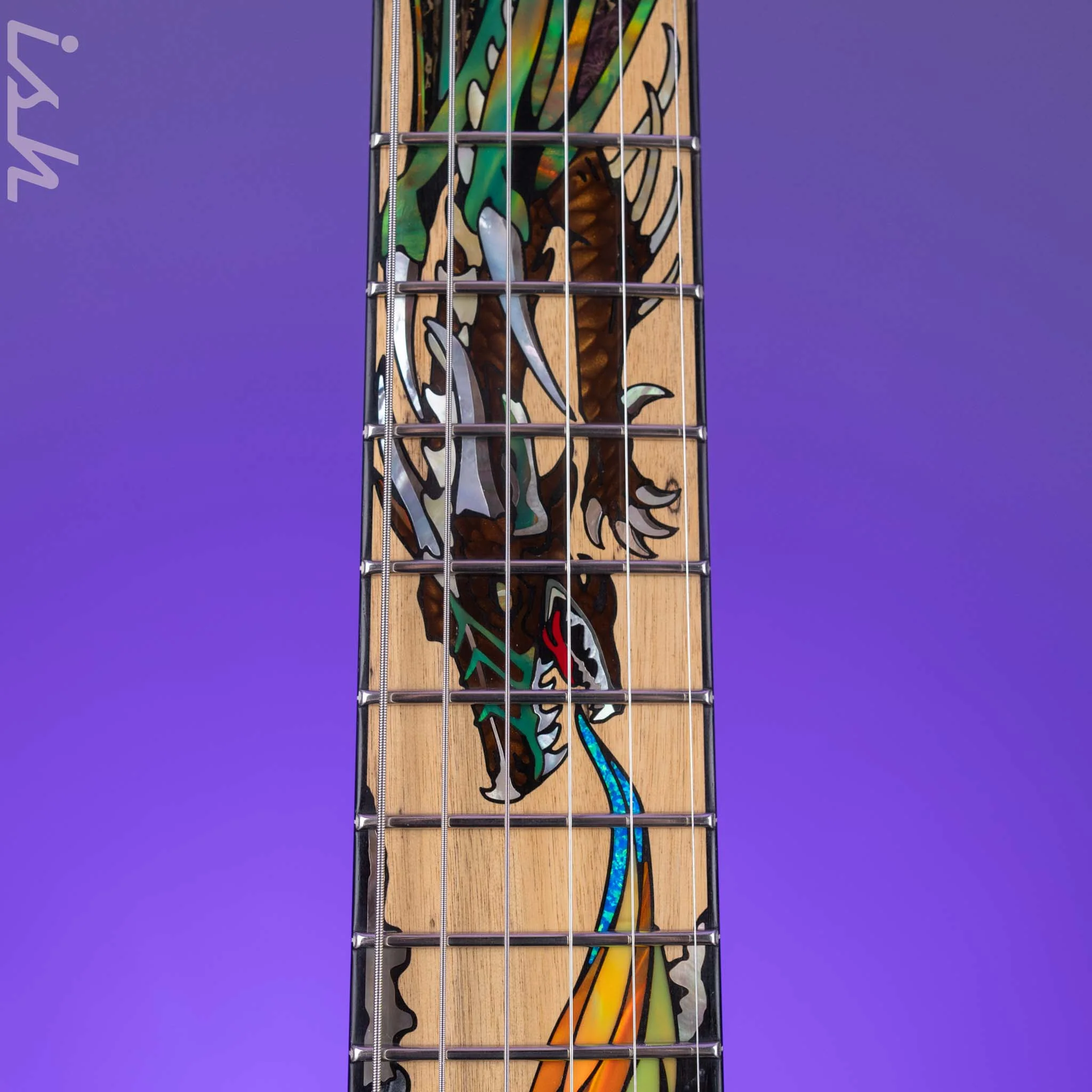 PRS 40th Anniversary Private Stock Dragon Limited Burnt Chestnut - Image 7