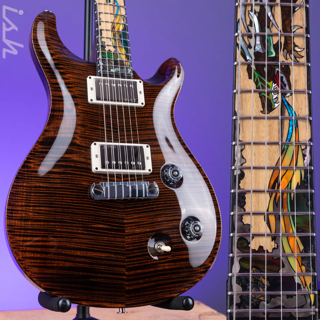 PRS 40th Anniversary Private Stock Dragon Limited Burnt Chestnut #108