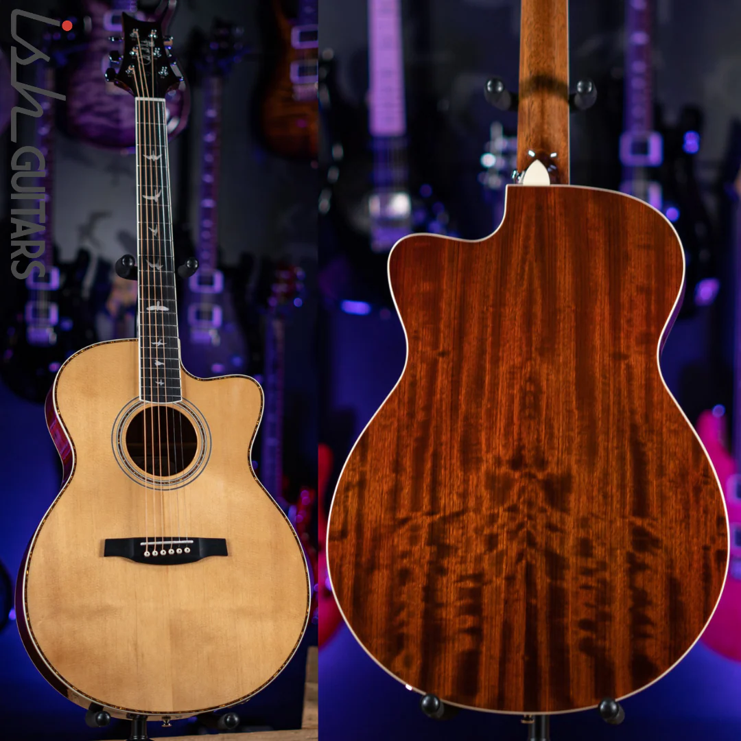 PRS SE Angelus A40E Acoustic Electric Guitar Natural Demo