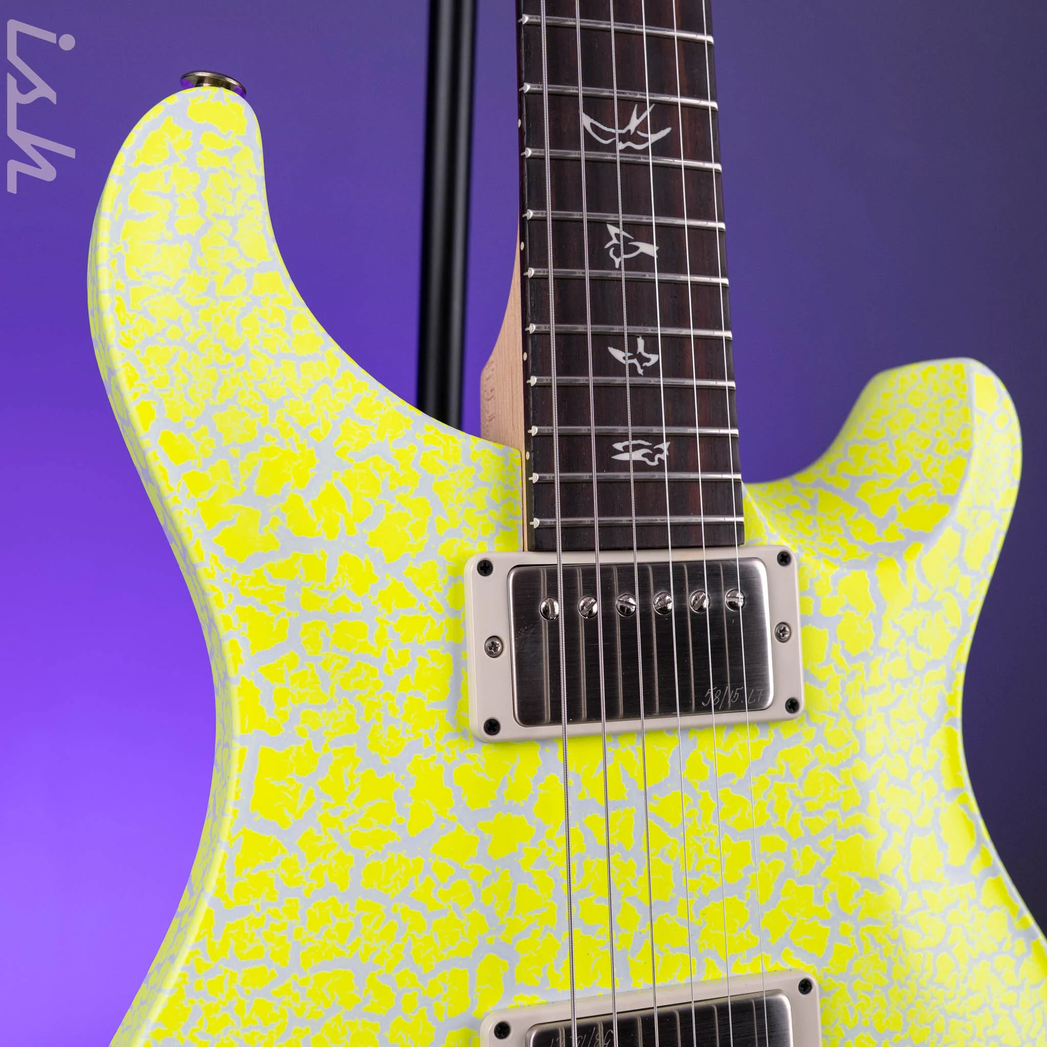 PRS CE 22 Neon Yellow Crackle Sprayer's Choice - Image 4