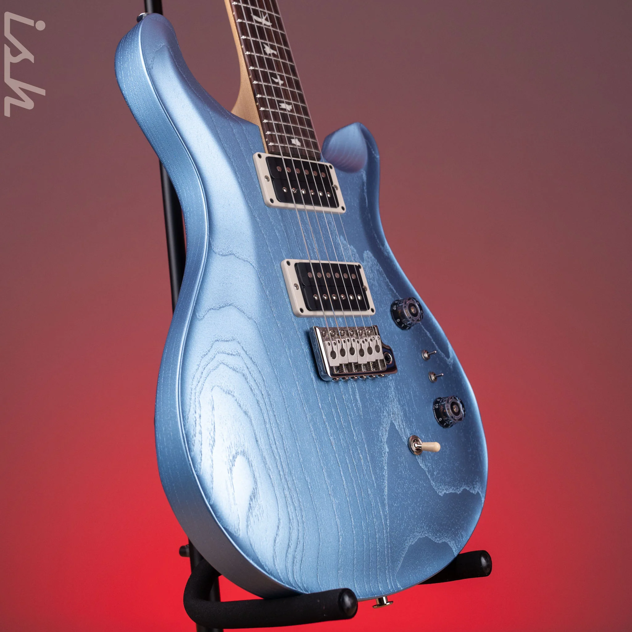 PRS CE 24-08 Swamp Ash Limited Edition Frost Blue Metallic - Image 3