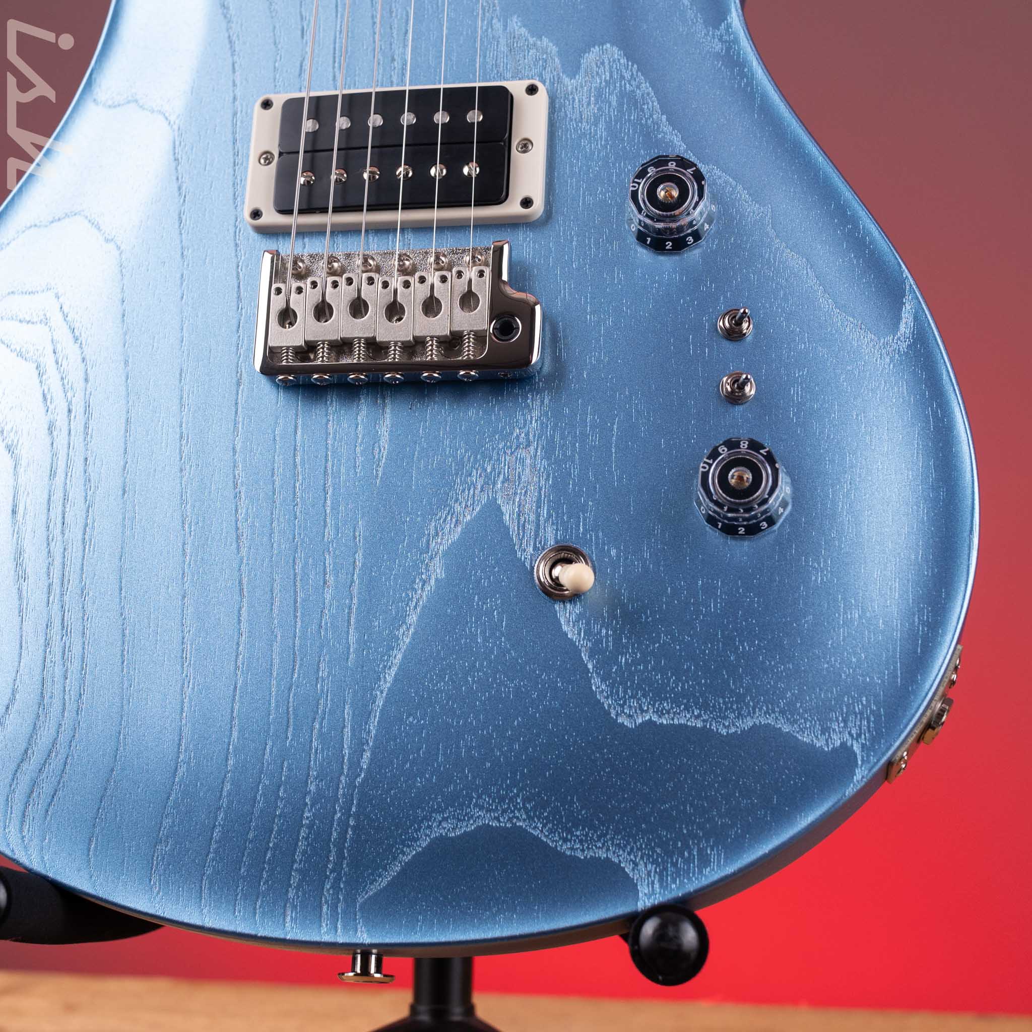 PRS CE 24-08 Swamp Ash Limited Edition Frost Blue Metallic - Image 5