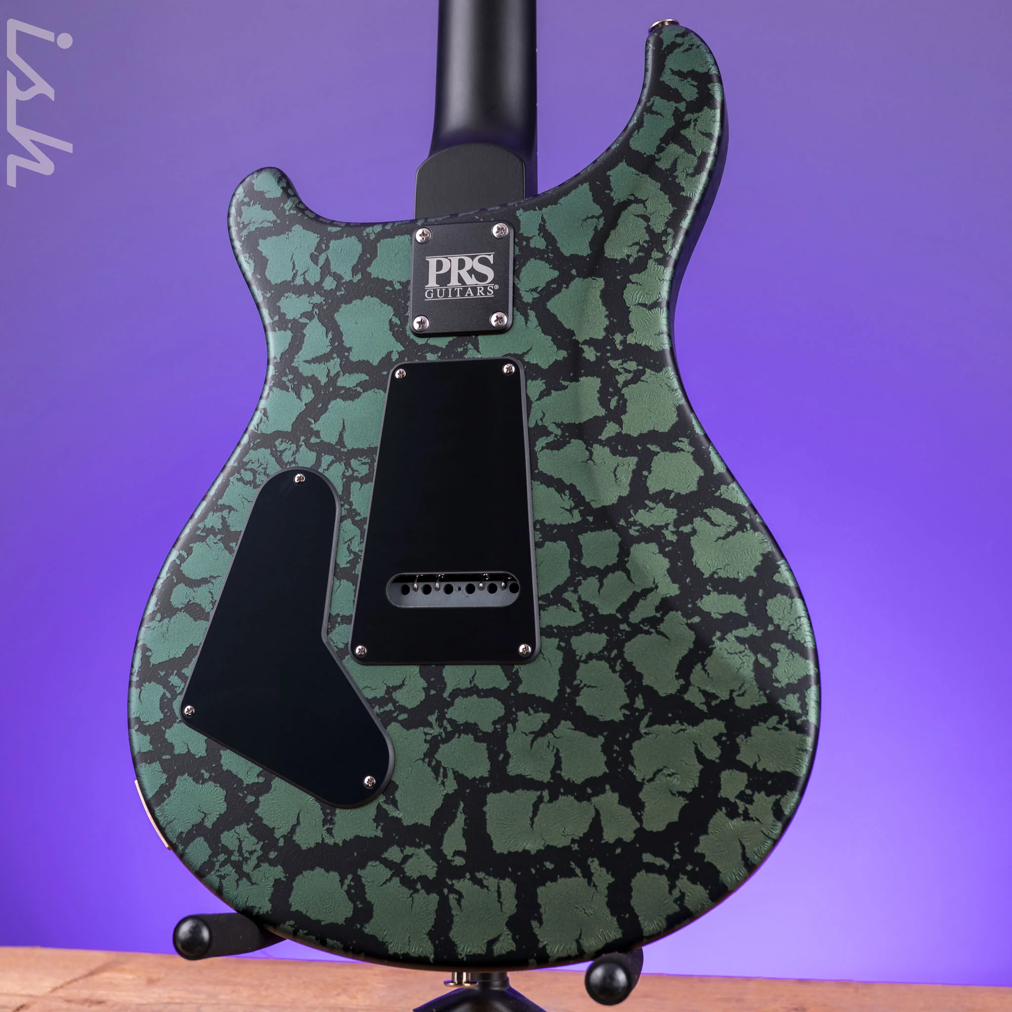 PRS CE 24 Black Matcha Green Crackle Sprayer's Choice - Image 8