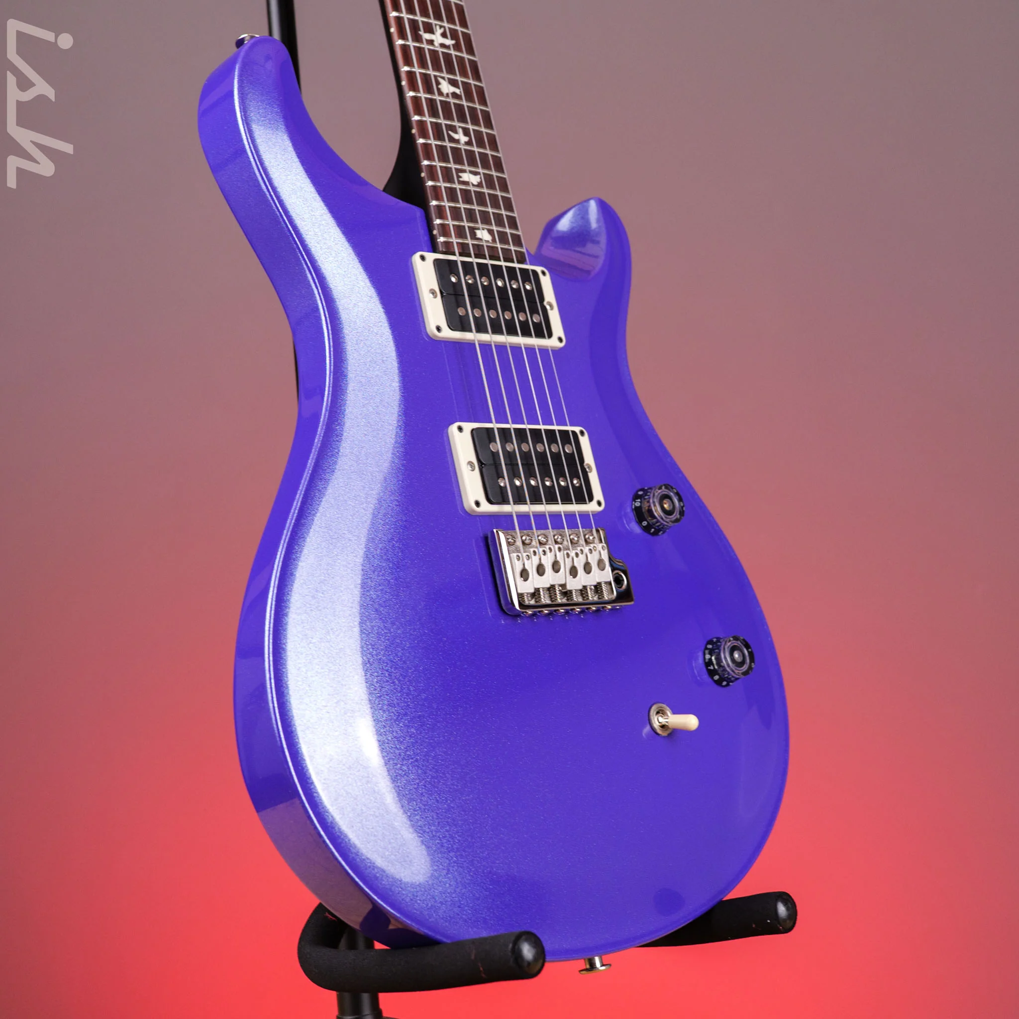 PRS CE 24 Electric Guitar Custom Metallic Purple - Image 3
