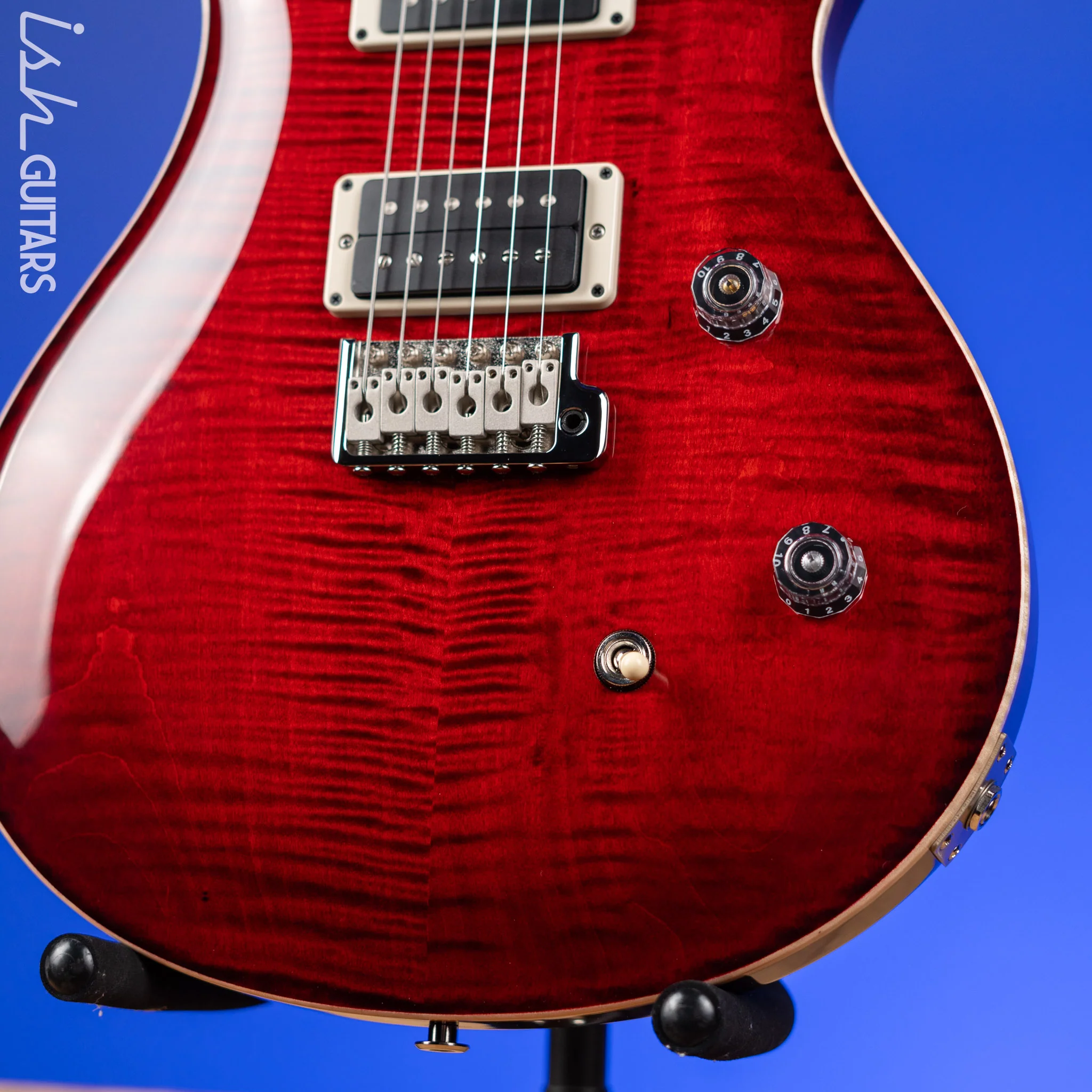 PRS CE 24 Electric Guitar Fire Red Burst - Image 4