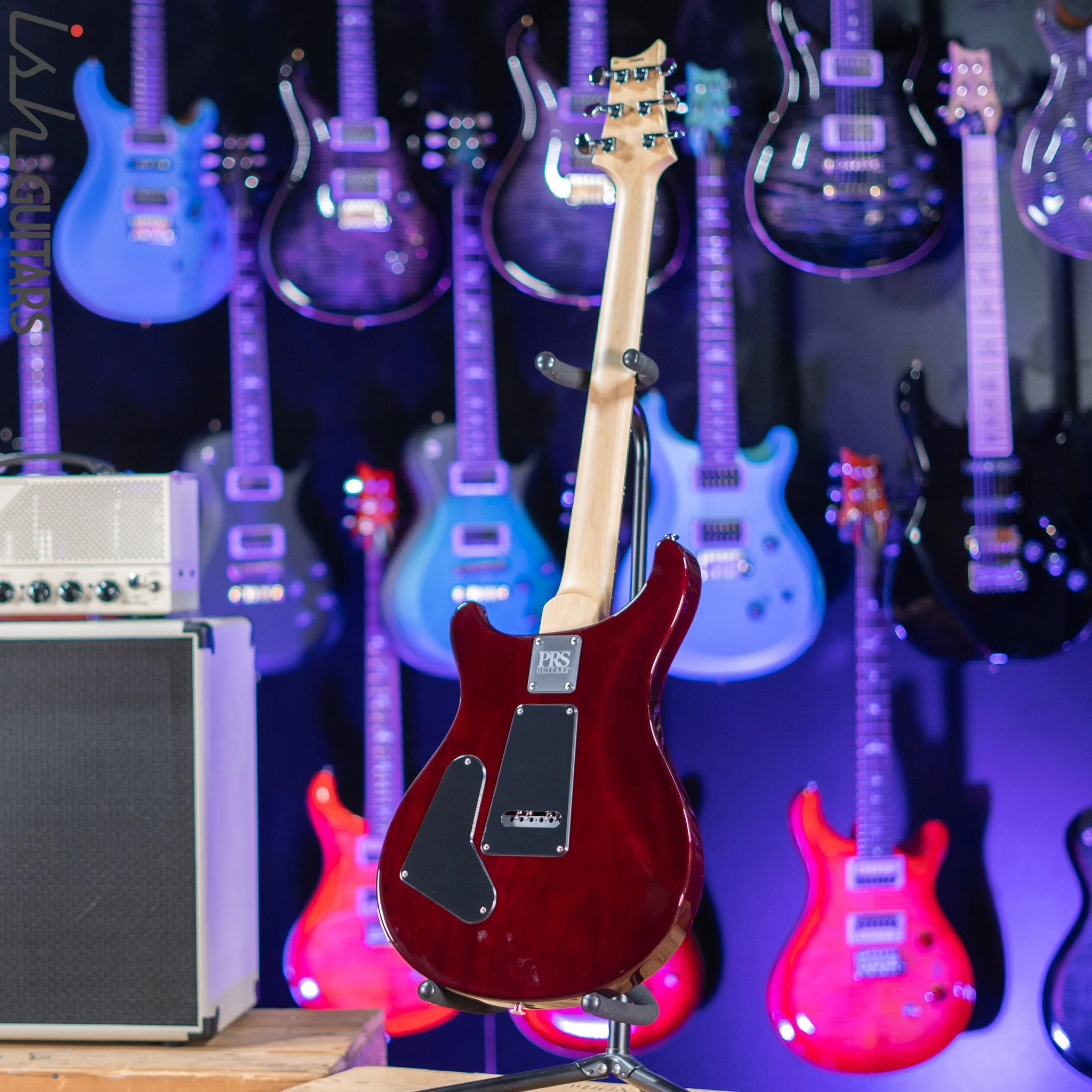 PRS CE 24 Electric Guitar Fire Red Burst Red Binding - Image 6