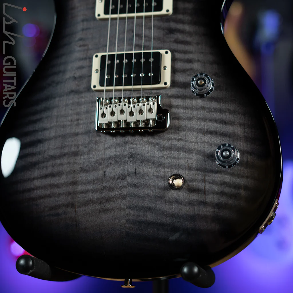 2021 PRS CE 24 Electric Guitar Grey Black w/ Black Wrap Burst - Image 4