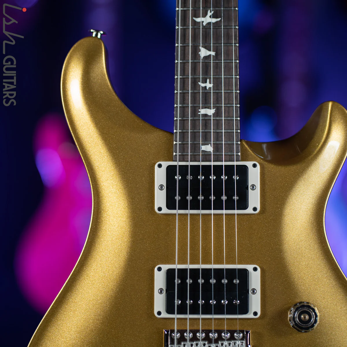 PRS CE 24 Electric Guitar Metallic Gold - Image 3