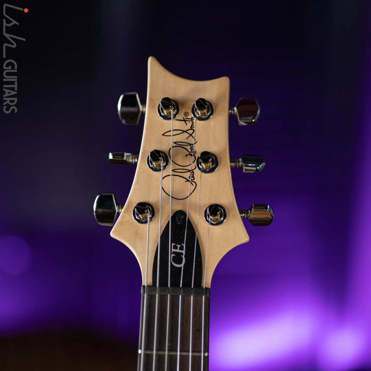 PRS CE 24 Faded Whale Blue Smoked Wrap Electric Guitar - Image 6