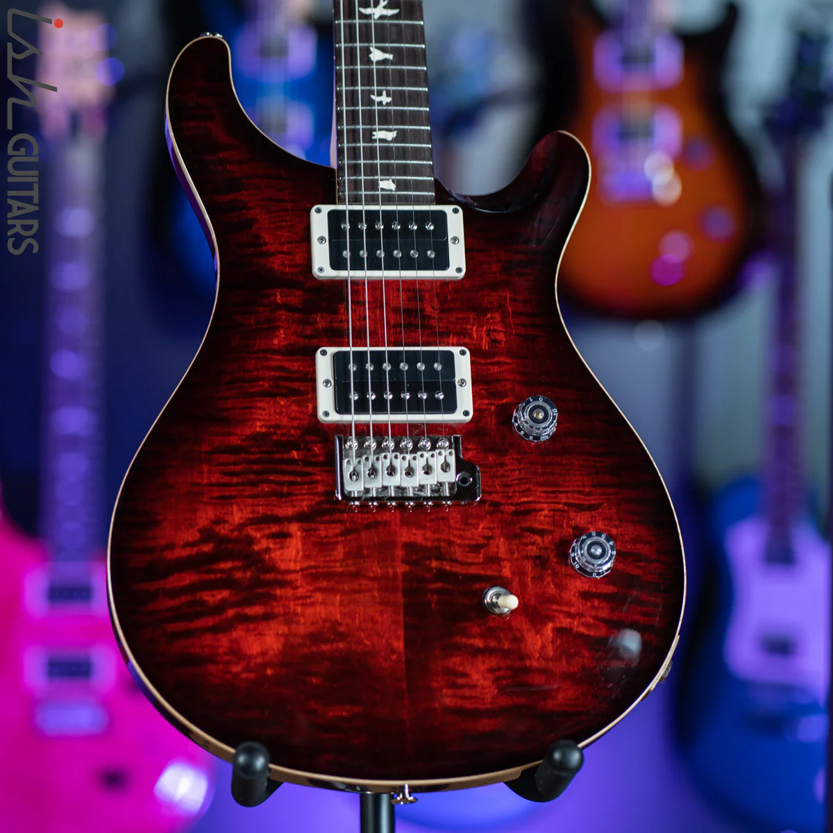 PRS CE 24 Fire Red Burst Electric Guitar