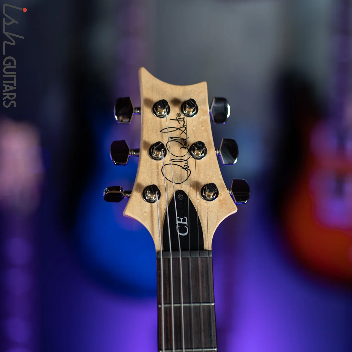 PRS CE 24 Fire Red Burst Electric Guitar - Image 6