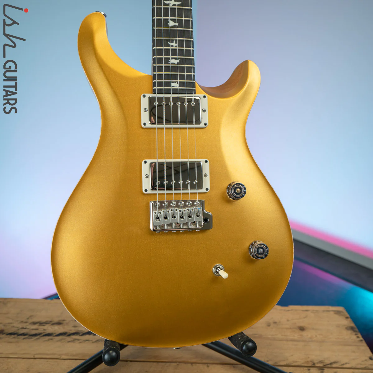 PRS CE 24 Satin Nitro 57/08 Ebony Fretboard Gold Top
