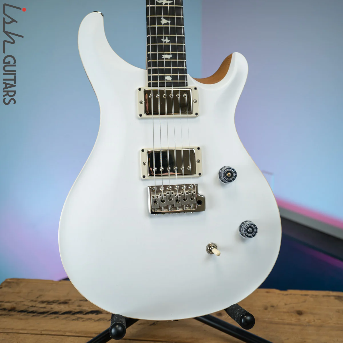 PRS CE 24 Satin Nitro 57/08 Ebony Fretboard Jet White