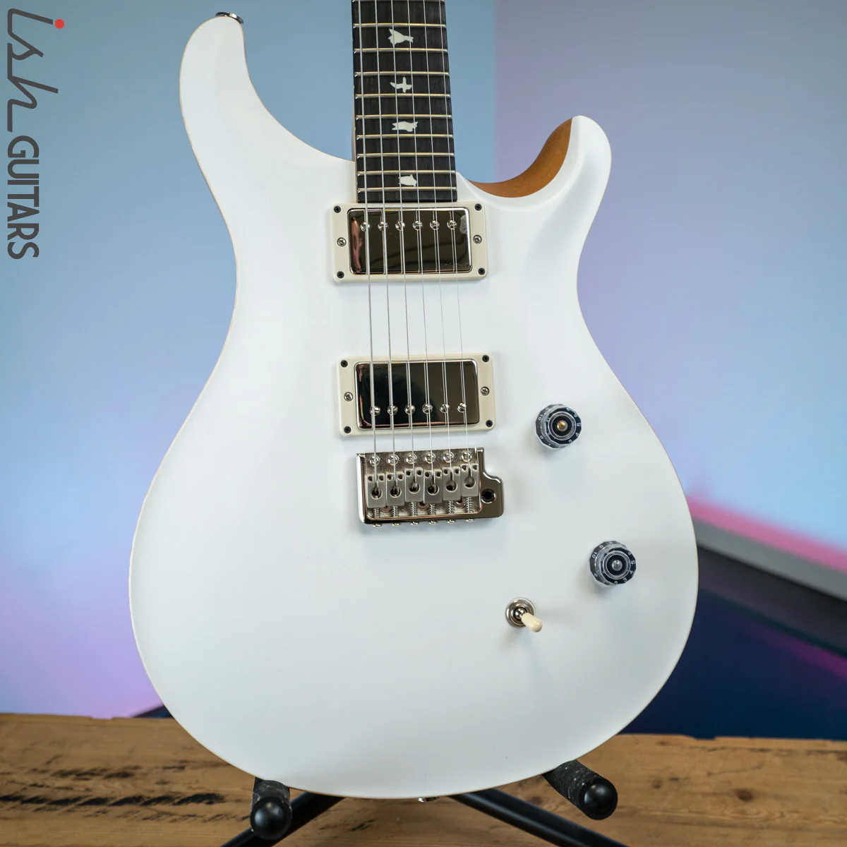 PRS CE 24 Satin Nitro 57/08 Ebony Fretboard Jet White