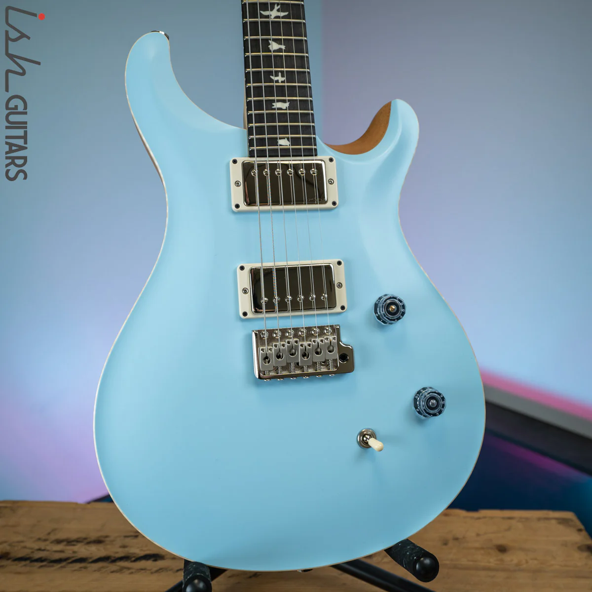 PRS CE 24 Satin Nitro 57/08 Ebony Fretboard Powder Blue