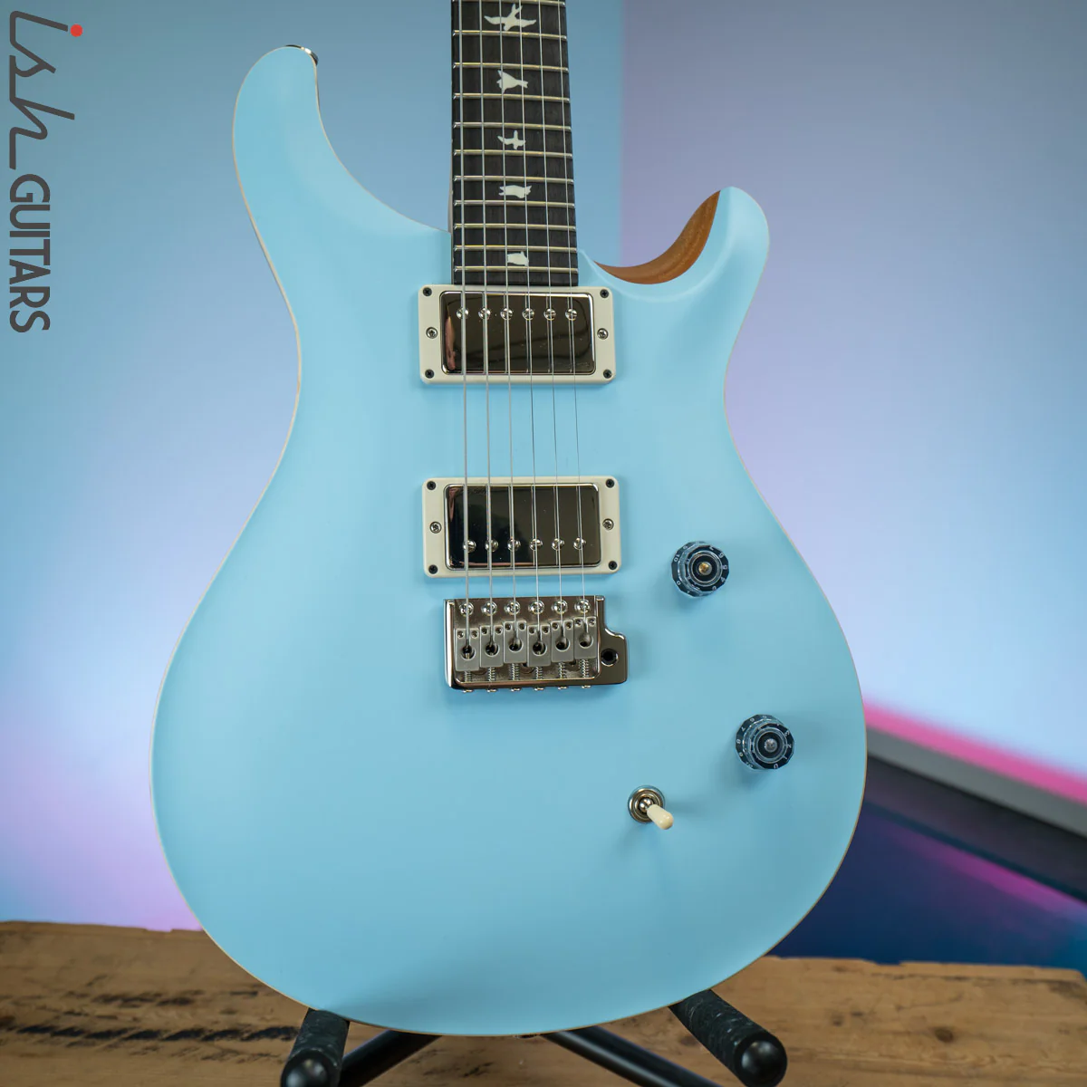 PRS CE 24 Satin Nitro 57/08 Ebony Fretboard Powder Blue