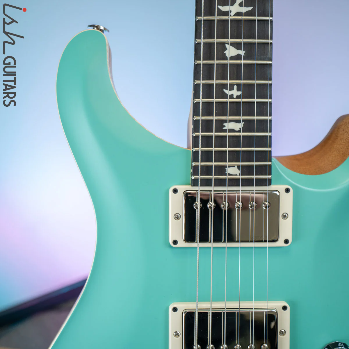 PRS CE 24 Satin Nitro 57/08 Ebony Fretboard Seafoam Green - Image 3