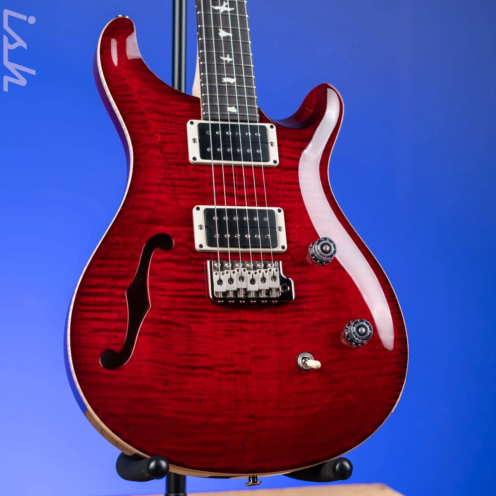 PRS CE 24 Semi-Hollow Electric Guitar Fire Red Burst
