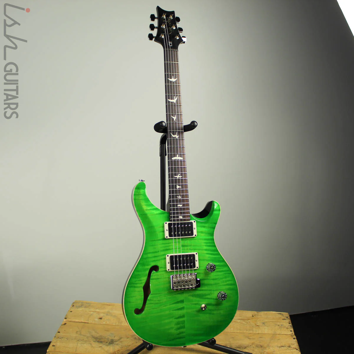 2019 PRS CE 24 Semi-Hollow Eriza Verde Custom Color Painted Neck - Image 2