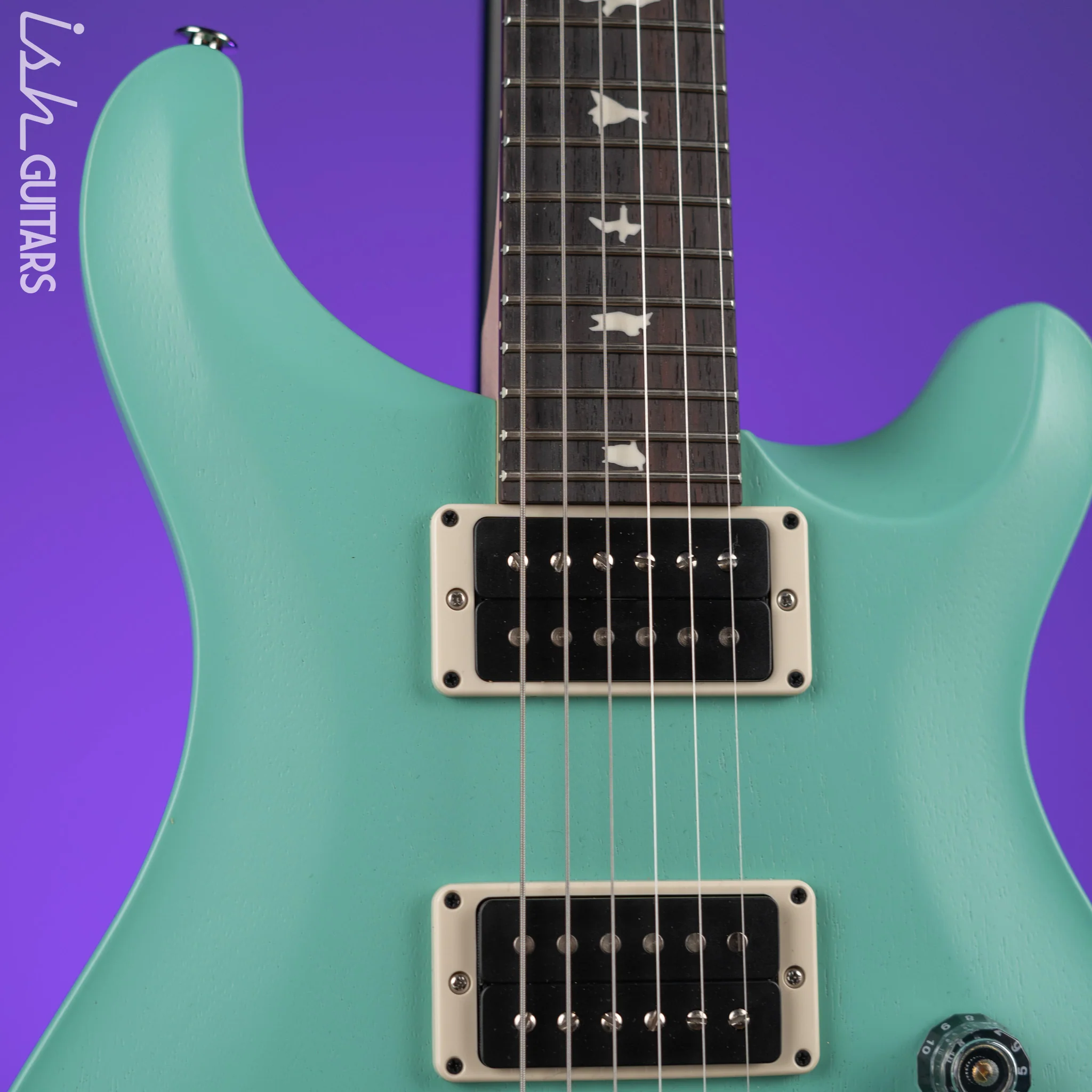 PRS CE 24 Standard Satin Nitro Electric Guitar Seafoam Green - Image 3