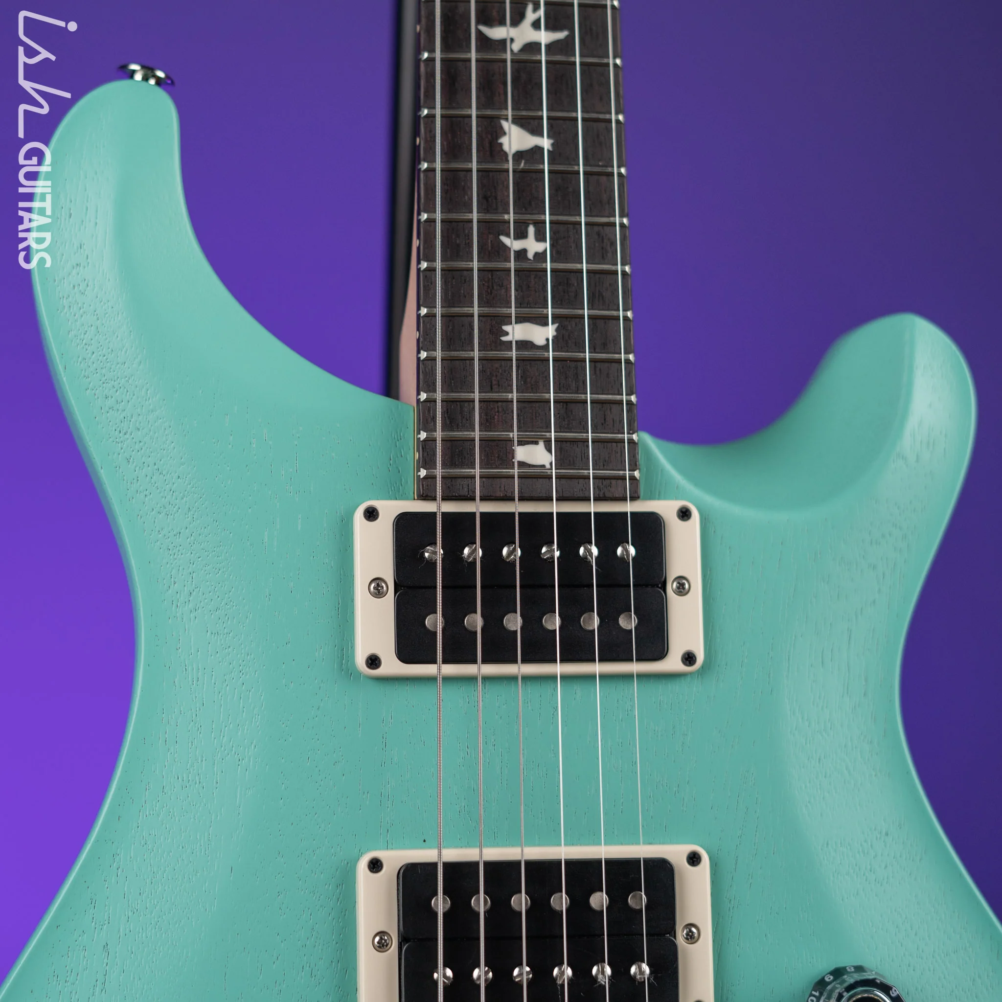PRS CE 24 Standard Satin Electric Guitar Seafoam Green - Image 3