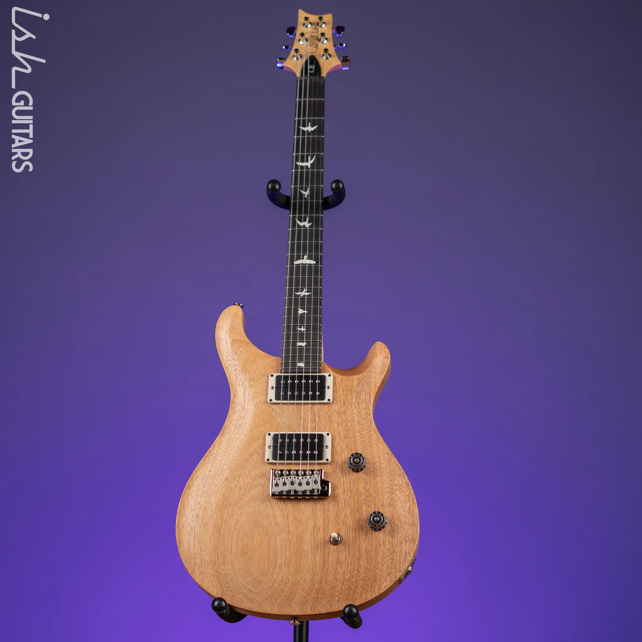 PRS CE 24 Standard Satin Nitro Electric Guitar Natural Demo - Image 2
