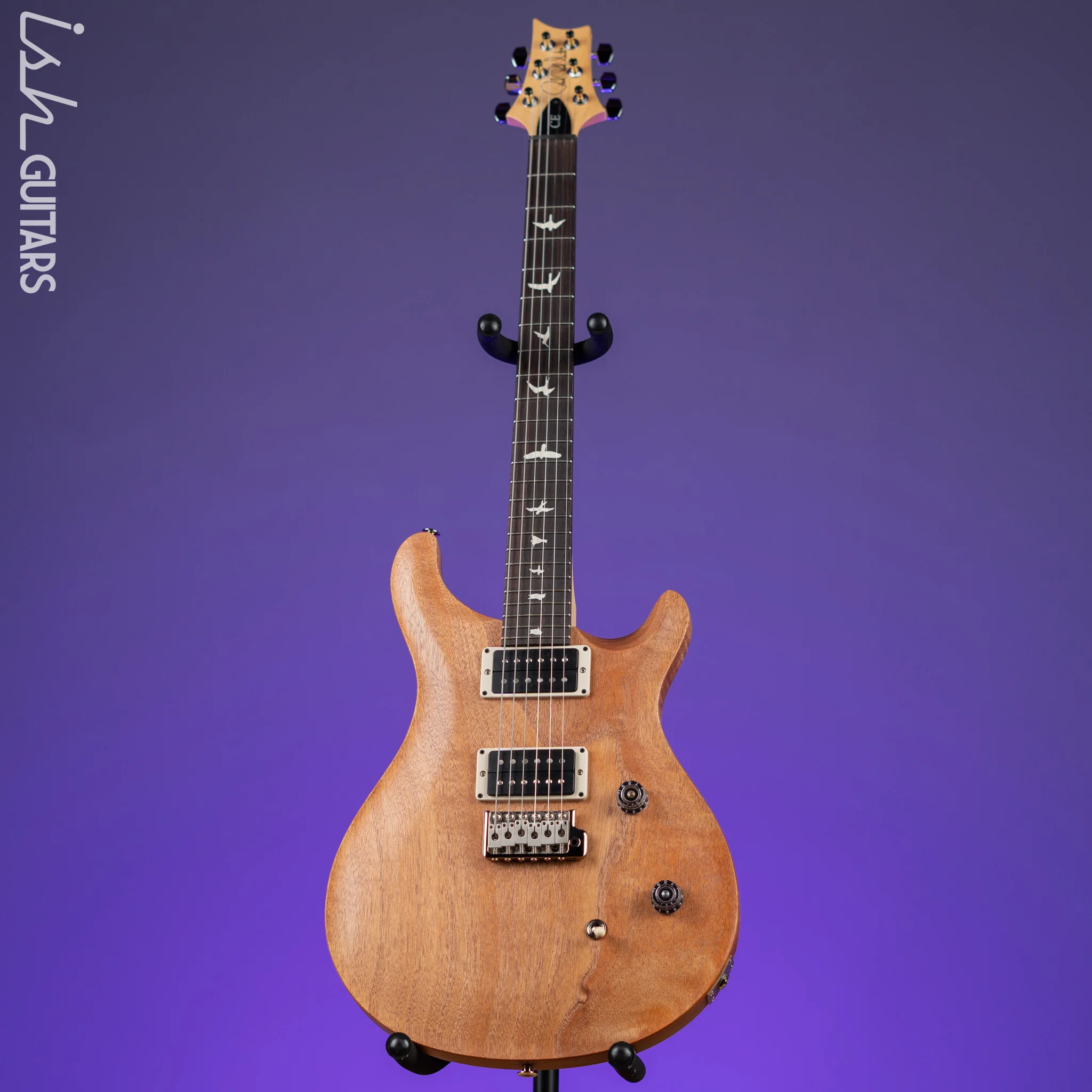 PRS CE 24 Standard Satin Nitro Electric Guitar Natural Demo - Image 2