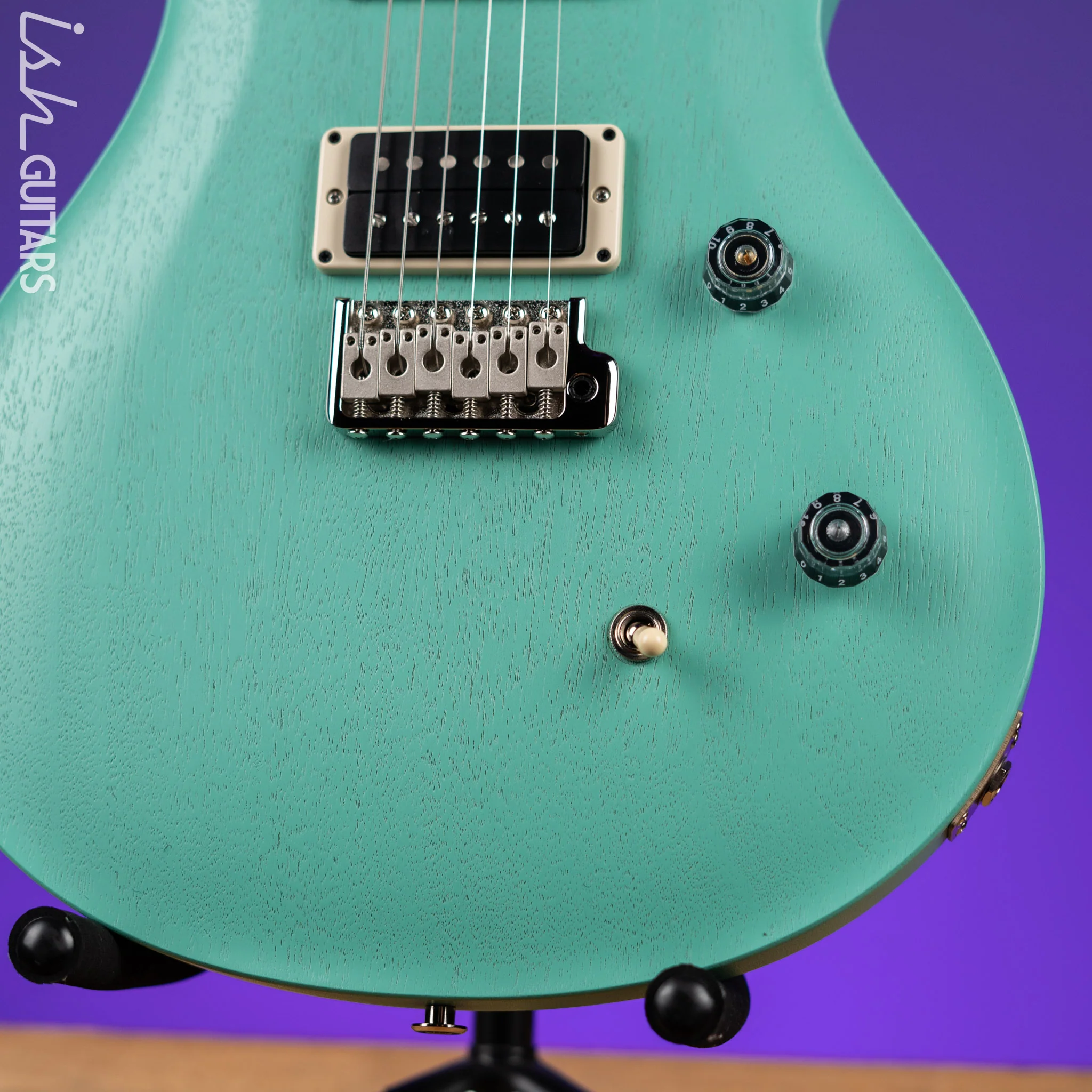 PRS CE 24 Standard Satin Nitro Electric Guitar Seafoam Green Demo - Image 4