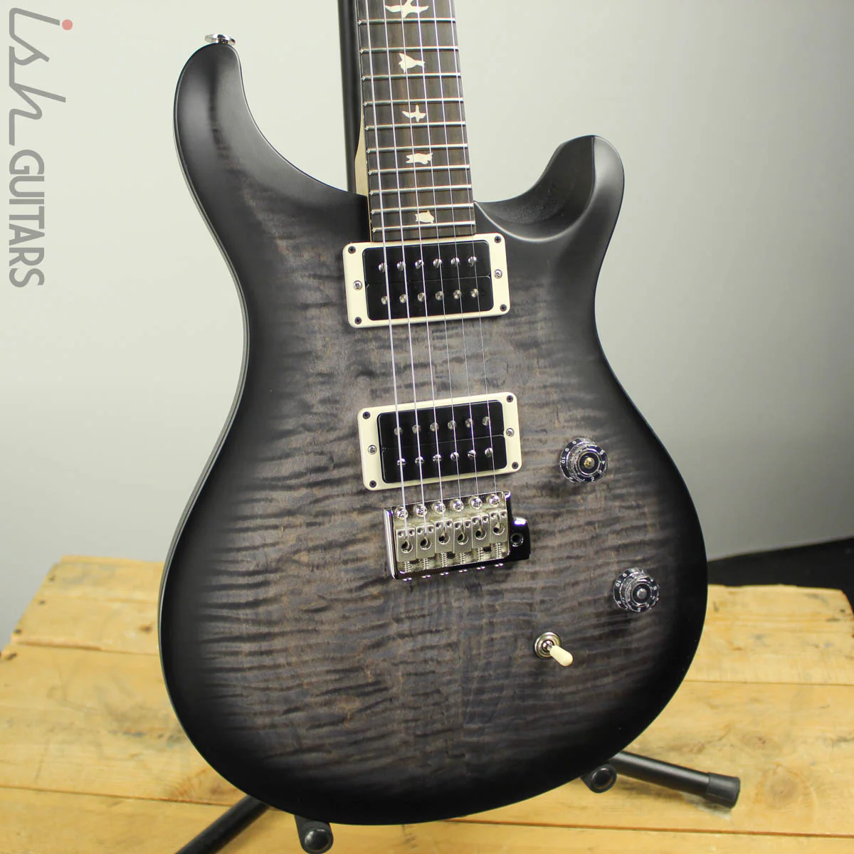 2019 PRS CE 24 Grey Black Smokewrap Satin