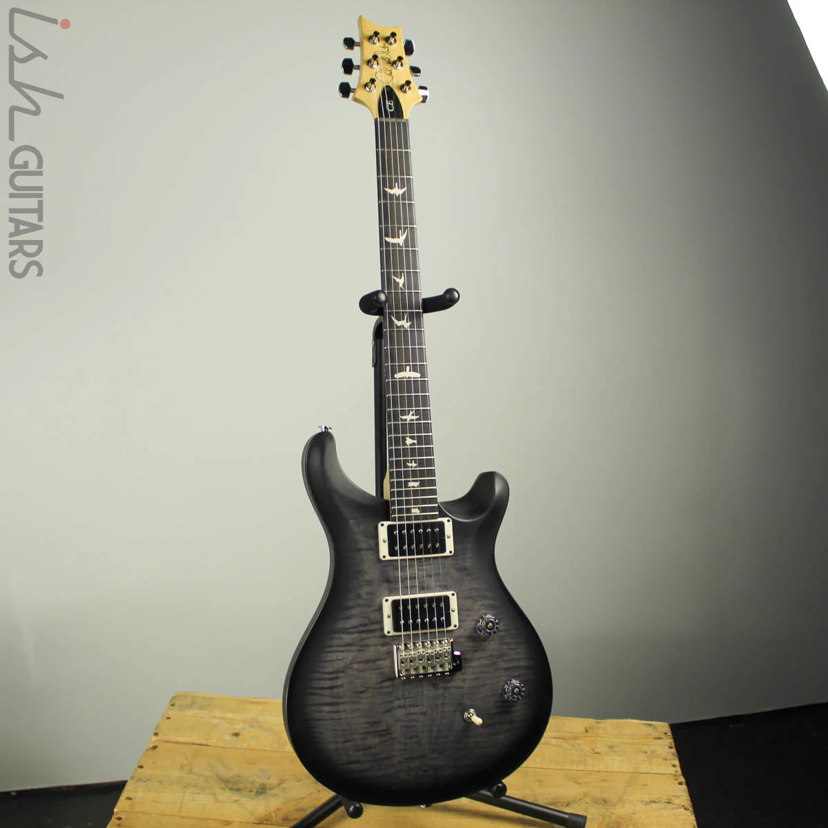 2019 PRS CE 24 Grey Black Smokewrap Satin - Image 2