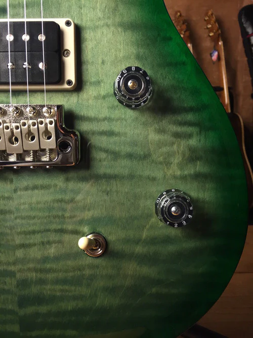 PRS CE24 Custom Color Trampas Green Burst - Image 4