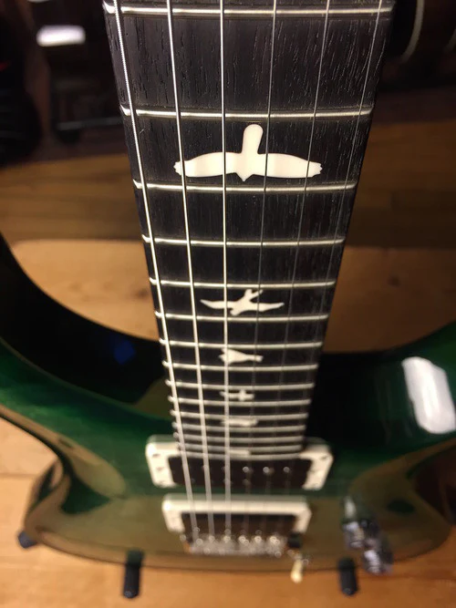 PRS CE24 Custom Color Trampas Green Burst - Image 5