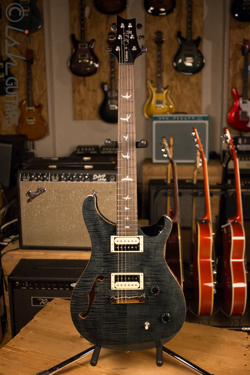 Paul Reed Smith PRS SE Custom 22 Semi-Hollow Grey Black - Image 2