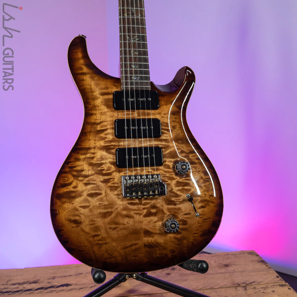 2020 PRS Wood Library Custom 22 Soapbar Copperhead Burst 10 Top