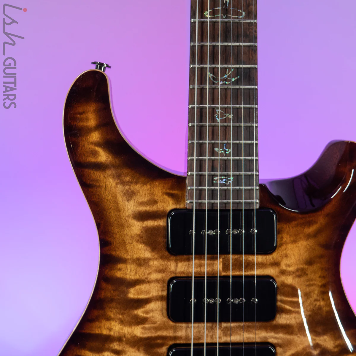 2020 PRS Wood Library Custom 22 Soapbar Copperhead Burst 10 Top - Image 3