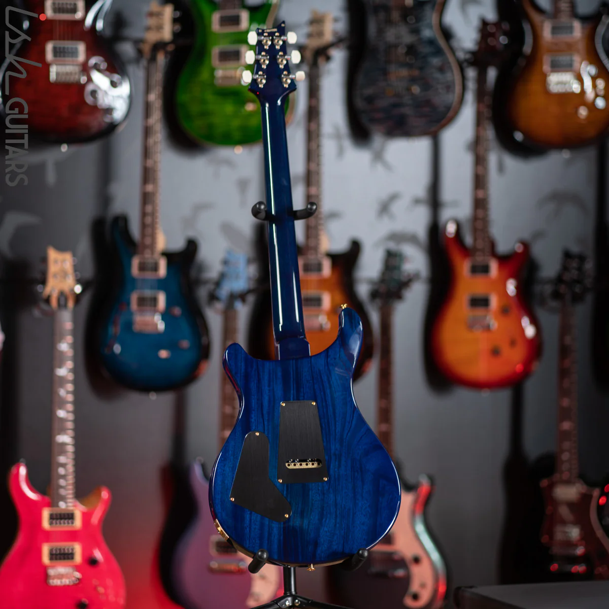PRS Custom 24 35th Anniversary Guitar Violet Blueburst Wrap 10 Top - Image 7