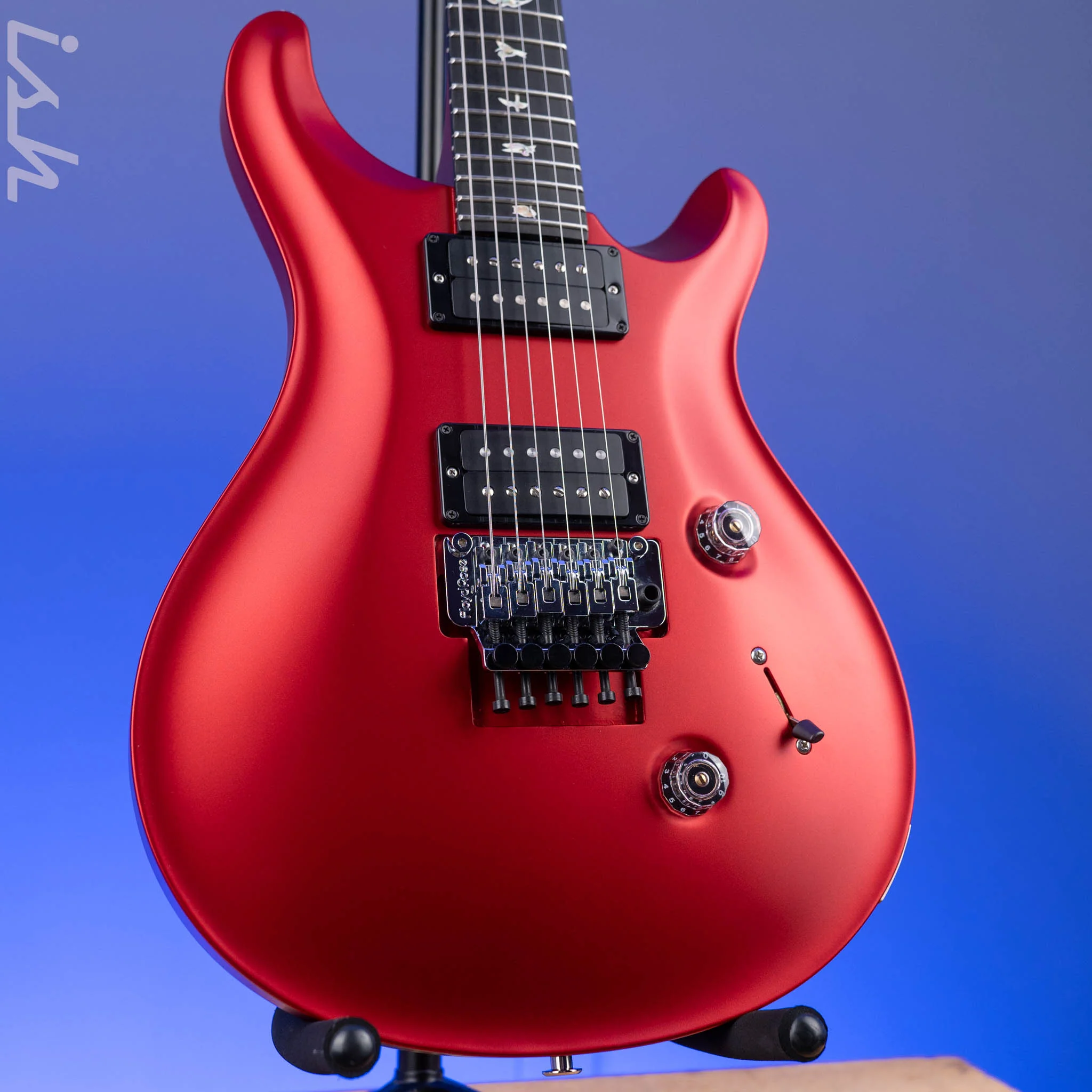 PRS Custom 24 Floyd Electric Guitar Fire Red Metallic