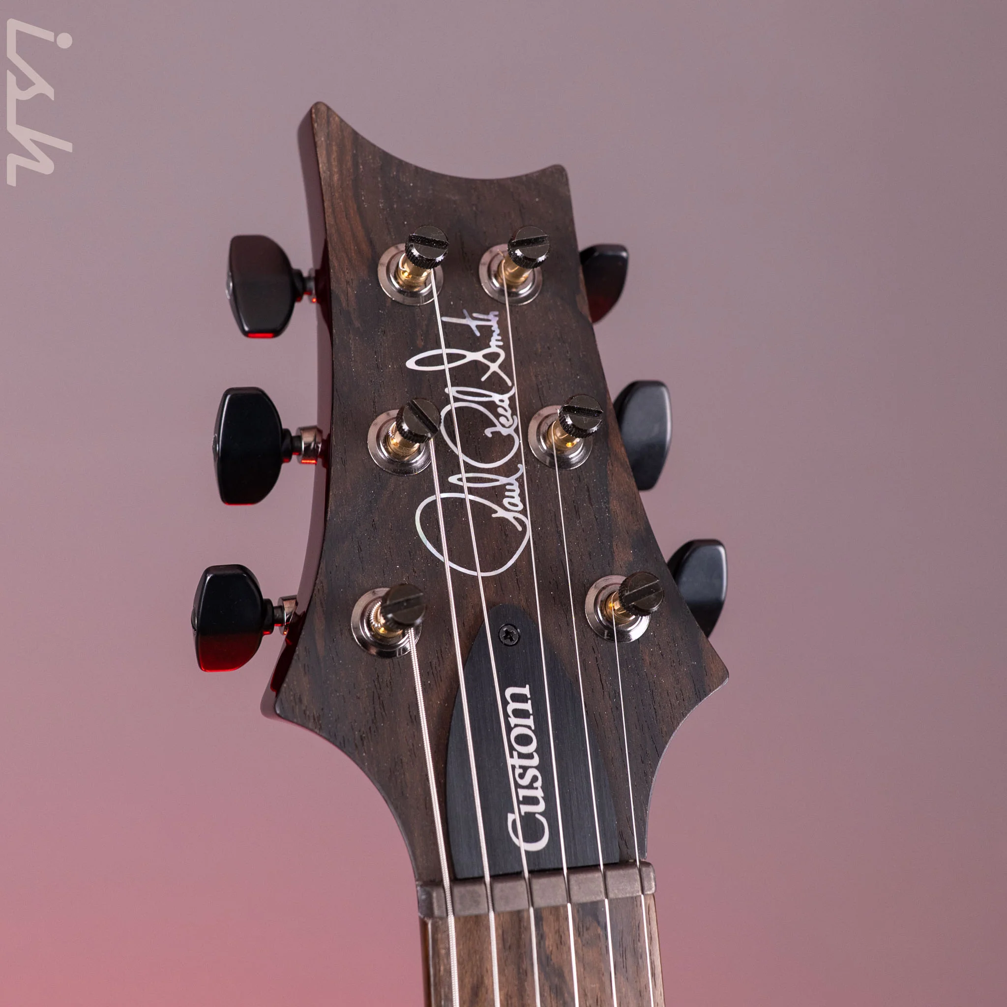 PRS Custom 24 Mango Top Limited Edition Faded Whale Blue with a Black Wrap Burst - Image 7