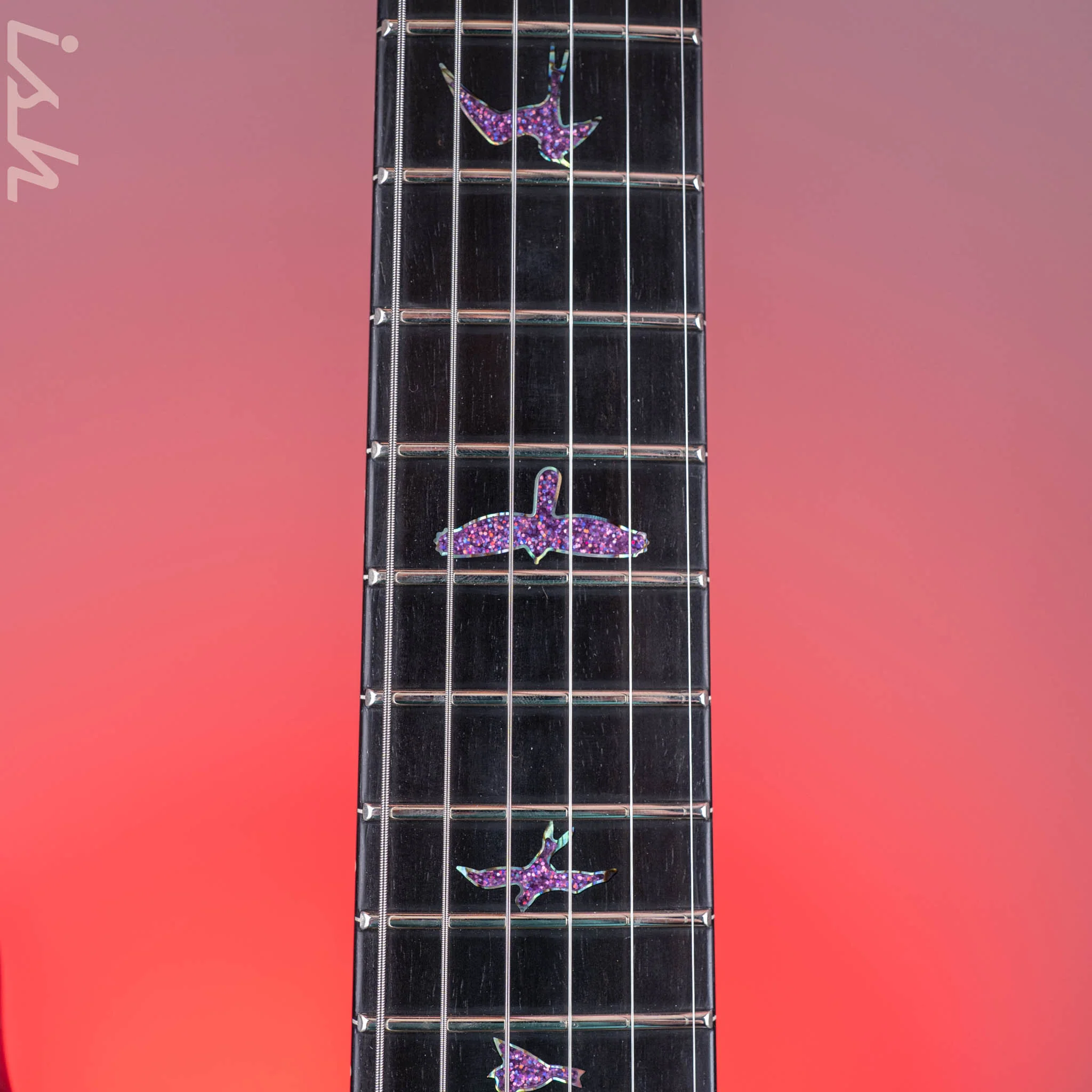 PRS Custom 24 Private Stock Aqua Violet Fade Burl - Image 5