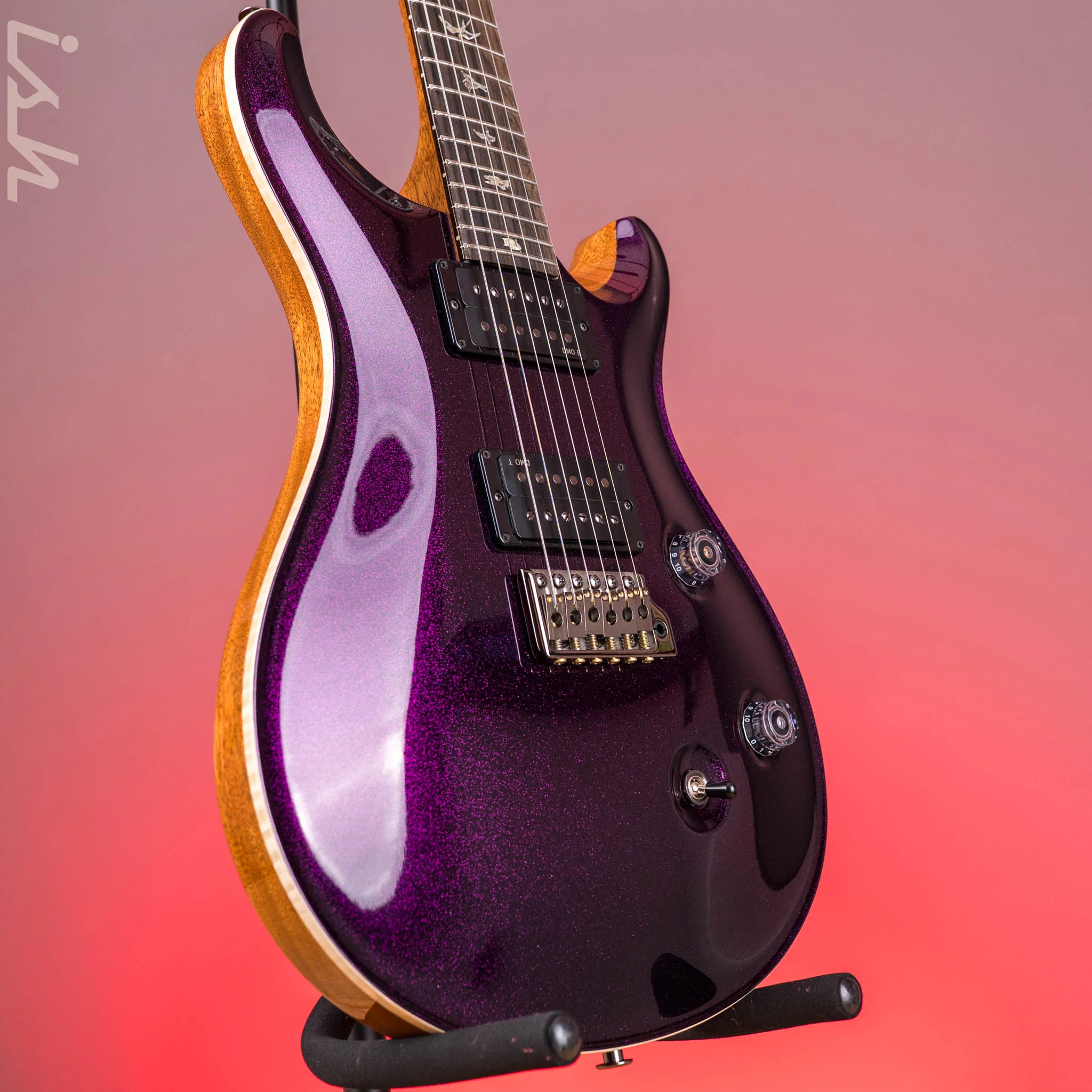 PRS Custom 24 Purple Hollowflake *Ziricote Fretboard* Demo - Image 3