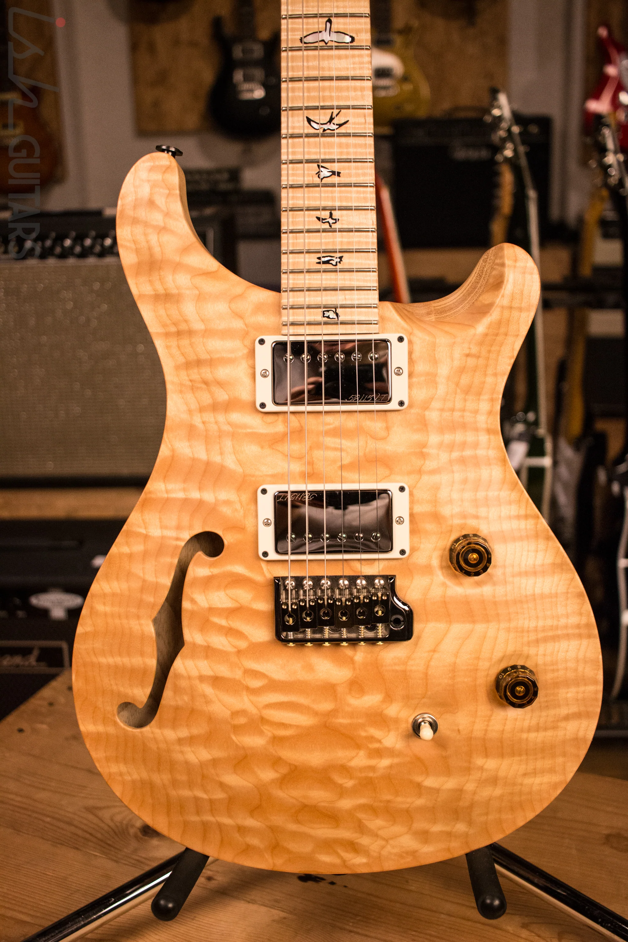 PRS Custom 24 Semi-Hollow Ish Guitars Exclusive Wood Library Quilt