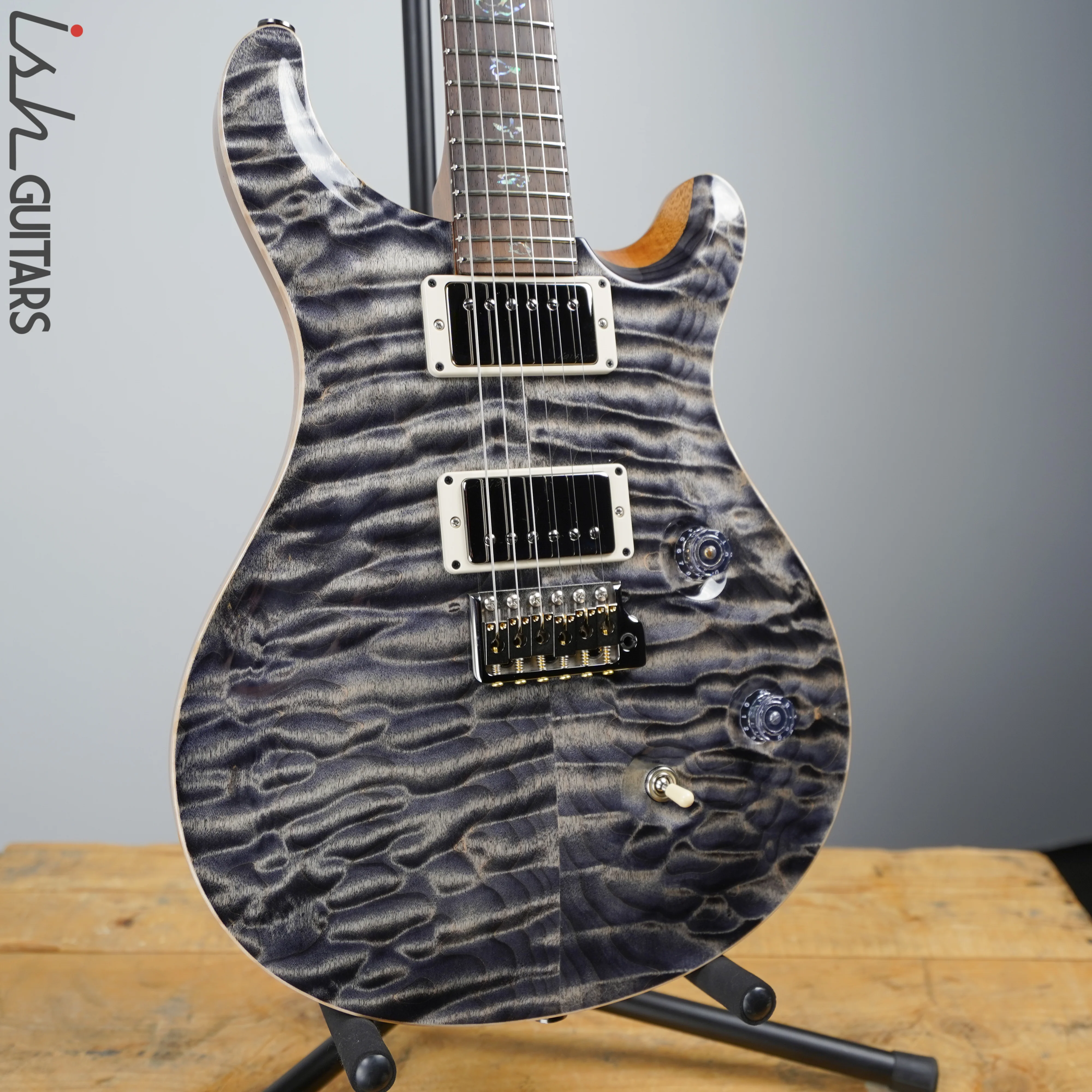 PRS Custom 24 Wood Library Charcoal Brazilian Rosewood