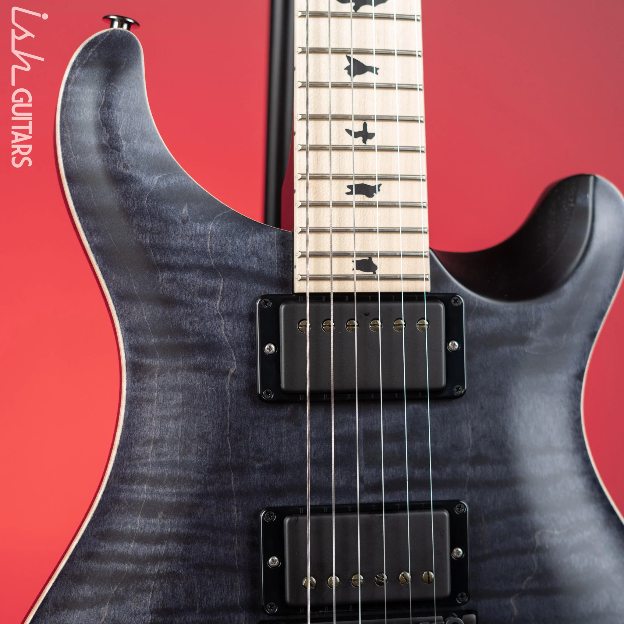 PRS Dustie Waring Signature CE 24 Floyd Gray Black Satin Nitro - Image 3
