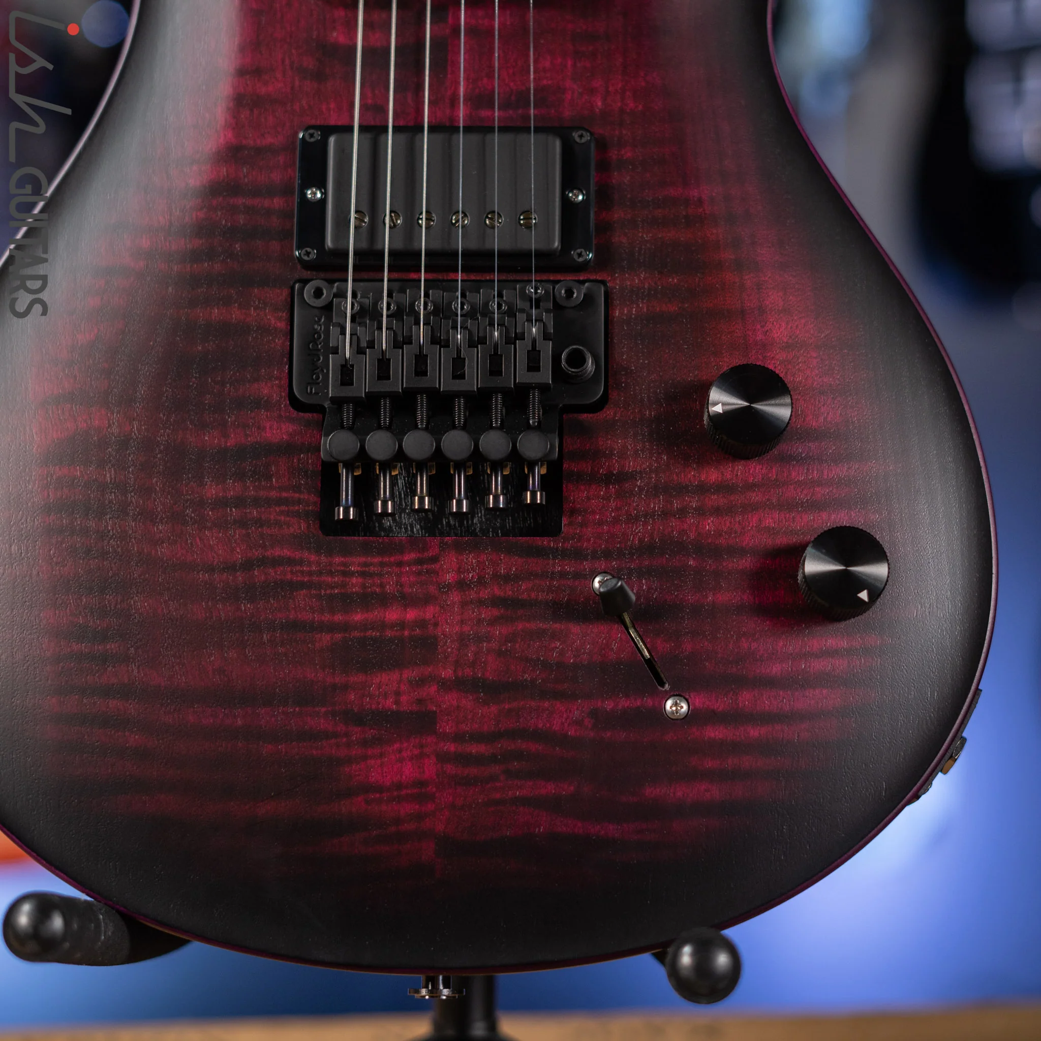 PRS Dustie Waring Signature CE 24 Floyd Waring Burst Custom Color Red Binding - Image 5